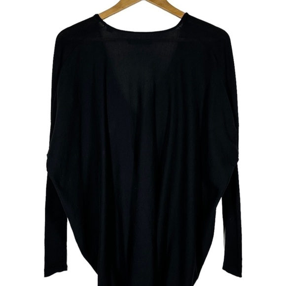 All Saints Itat Shrug Two Way Twisted Front Knit Sweater in Black XS - Picture 7 of 7